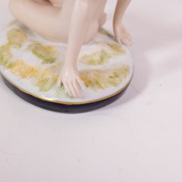 Antique Royal Dux Porcelain Figure - Nude with Red hair - Figure # 711 - Picture 6 of 10